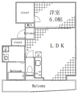東京都江東区平野1【マンション】の間取り