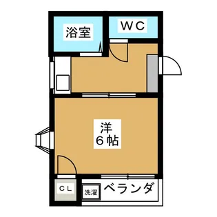 ウエストプラザ【3階】の間取り