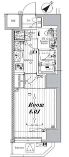 東京都江東区深川1【マンション】の間取り