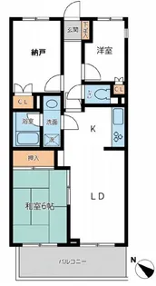 CASSIAたまプラーザ(旧ヴェルデたまプラーザ)【2階】の間取り