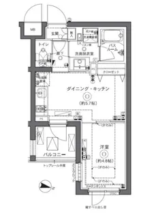 ZOOM中野坂上【3階】の間取り