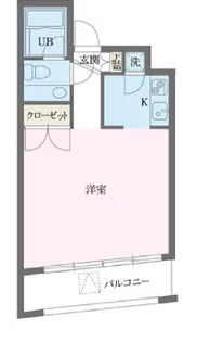 パークフロント西新宿【3階】の間取り