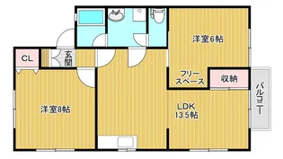 アネックスサトウIIA棟【2階】の間取り