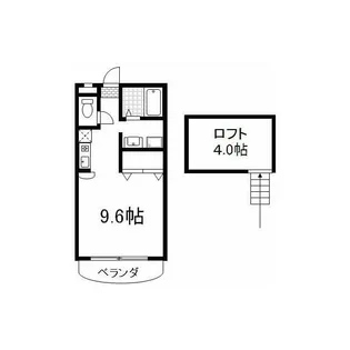 ルネッサンス南越谷【1階】の間取り