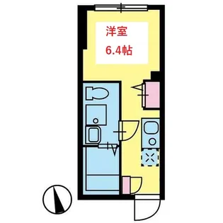 東京都大田区羽田3【マンション】の間取り