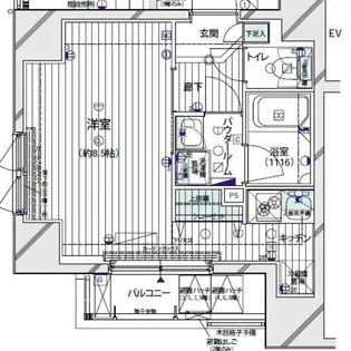 メインステージ東新宿【3階】の間取り