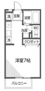 東京都世田谷区給田4【アパート】の間取り