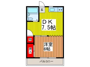 アザレ大成【2階】の間取り