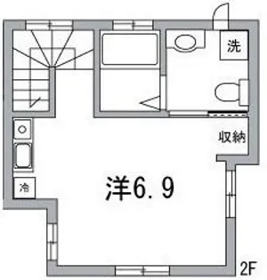 若宮ハウス【2階】の間取り