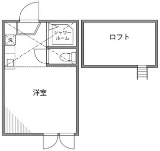 フェリスクラウン【2階】の間取り