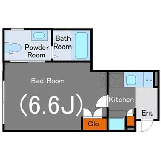LIFEED CREAL広尾の間取り