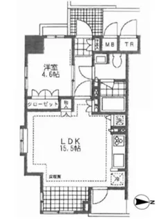 東京都豊島区池袋2【マンション】の間取り
