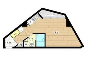 ランドステージ松見坂【4階】の間取り