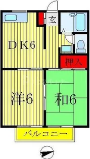 千葉県松戸市新松戸4【アパート】の間取り