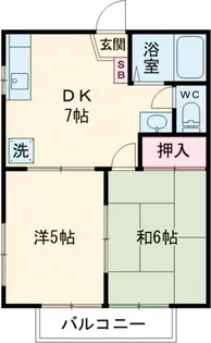 エステート【2階】の間取り