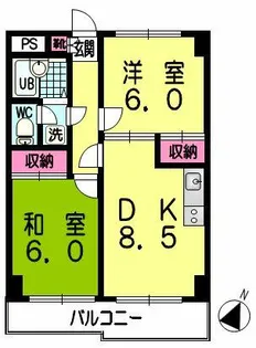 ネクサス東青梅【4階】の間取り