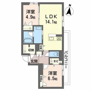 シェール・クール【3階】の間取り