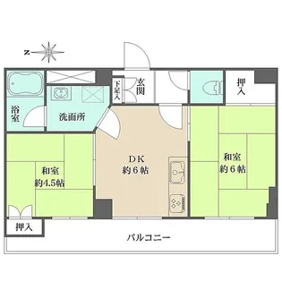 ラヴィーナ門前仲町【6階】の間取り