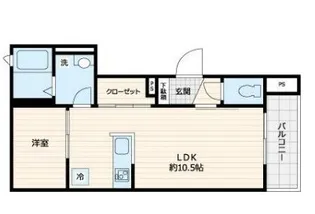 レジデンス西尾久【3階】の間取り