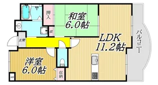 サンフラワー【3階】の間取り