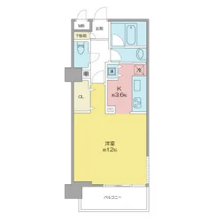 プリモーラ鶴舞公園【3階】の間取り