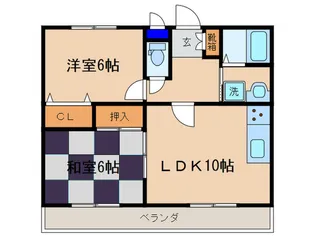 グリーンウェル【3階】の間取り