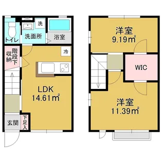 福島県相馬市沖ノ内2【一戸建】の間取り