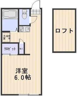 ソラーナよねぐら【2階】の間取り