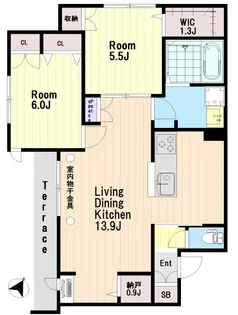 ヴィラ・クローネI【1階】の間取り