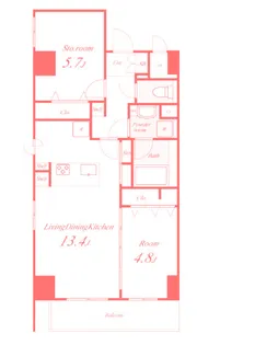 KS Avenir【4階】の間取り