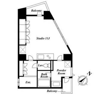 KDXレジデンス白金2【2階】の間取り