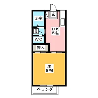 ベルタウンA【2階】の間取り