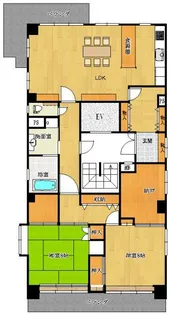 住吉宮本ビル【4階】の間取り