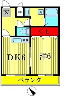 モン・ラフィーヌ【3階】の間取り
