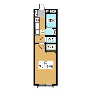 Echo Bell【1階】の間取り