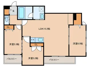アーク千駄木【2階】の間取り