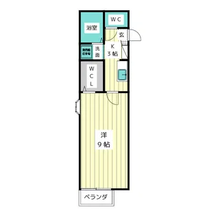 カーサ山田【2階】の間取り