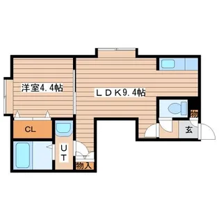 フェリスファミリアII【2階】の間取り