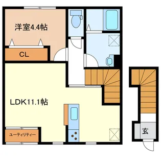 アーバンテラス【2階】の間取り