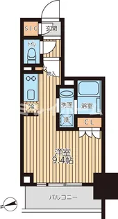 クロスレジデンス蒲田II【3階】の間取り