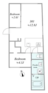 trias154【3階】の間取り