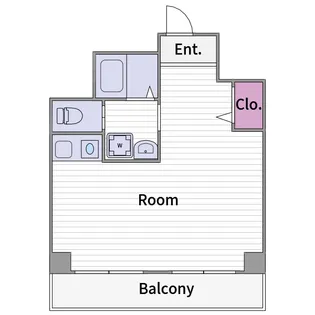マンション・イン瓦屋町パートI【2階】の間取り