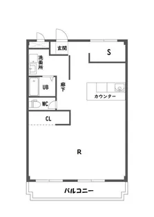 ニューマリッチかわぐちB【2階】の間取り