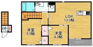 ABUNDANT HILLS【2階】の間取り