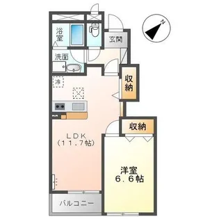 カーサドマーニ(市原市)【1階】の間取り