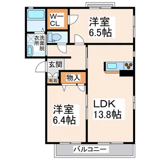 クレールメゾンYOU【3階】の間取り
