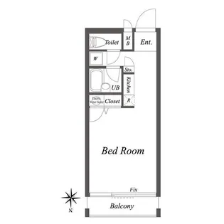 グローバルK【6階】の間取り