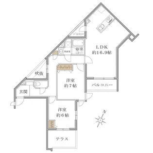Mon【3階】の間取り