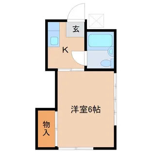 万町田口ハイツ【2階】の間取り