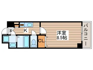 クレサス代官・m【3階】の間取り